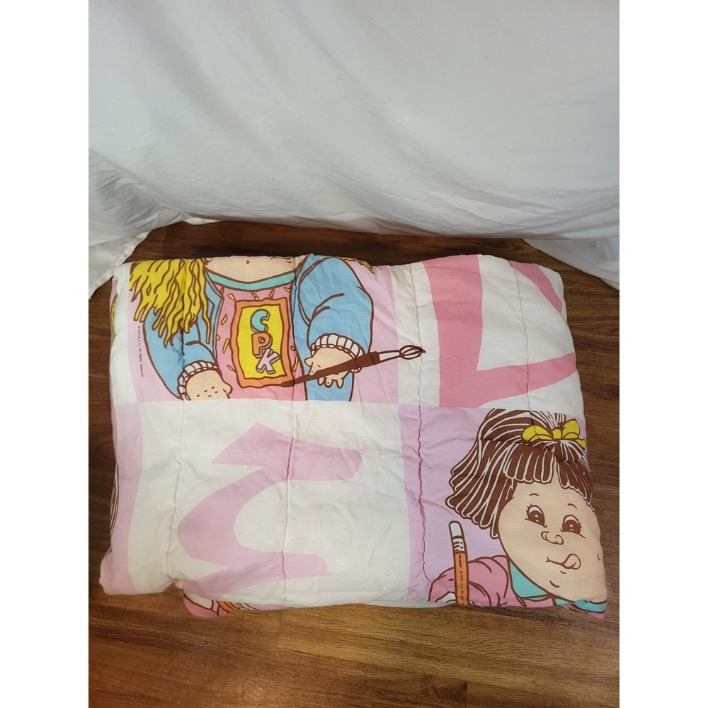 Vintage 1991 Cabbage Patch Kids CPK Twin‎ Comforter